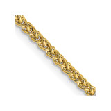 14K Yellow Gold 20 inch 2mm Hollow Wheat with Lobster Clasp Chain