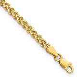14K Yellow Gold 3.0mm Wide Diamond-Cut Double Rope Chain 507-7