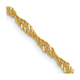 14K Yellow Gold 1.9mm Singapore Chain 4075-18