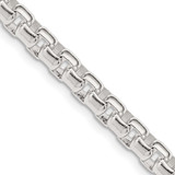 26 inch Sterling Silver 5.2mm Round Box Chain Necklace