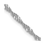 14K White Gold 1.9mm Singapore Chain 4076-16