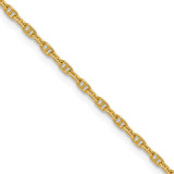 14K Yellow Gold 1.8mm Mariners Link Chain MA050-16