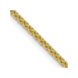 18 inch 10K Yellow Gold 1.65mm Spiga Chain Necklace