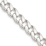 Sterling Silver 9mm Curb Chain QCB250-20