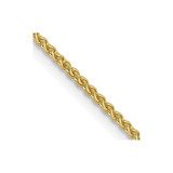 30 inch 10K Yellow Gold 1.25mm Spiga Chain Necklace