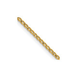 14K Yellow Gold 1mm Diamond-cut Open Franco Chain 7173-20