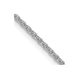 14K White Gold 1.4mm Flat Cable Chain 4074-16