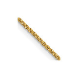 14K Yellow Gold .9mm Diamond-cut Twisted Box Chain 7207-20