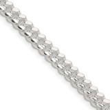 Sterling Silver Polished 5.7mm Domed Curb Chain QDB150-24