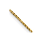 14K Yellow Gold .9mm Diamond-cut Twisted Box Chain 7207-18