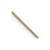 14K Yellow Gold 22 inch .65mm Round Snake with Lobster Clasp Chain