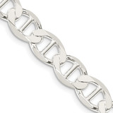 Sterling Silver 8.9mm Flat Anchor Chain QLFA180-26
