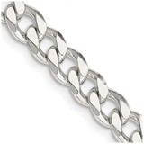 Sterling Silver 7mm Curb Chain QCB180-24
