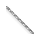 14K White Gold .8mm Diamond-cut Quadra Wheat Chain 3070-16