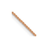 14K Rose Gold .8mm Spiga (Wheat) Chain 1203-18