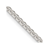 42 inch Sterling Silver 2.6mm Round Box Chain Necklace