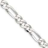 20 inch Sterling Silver 7.5mm Figaro Chain Necklace