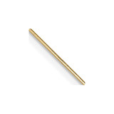 14K Yellow Gold 18 inch .5mm Octagonal Snake with Lobster Clasp Chain