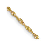 10k Yellow Gold 1.3 mm Singapore Chain 5110-20