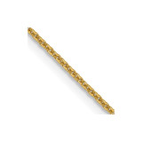 14K Yellow Gold 22 inch .9mm Cable with Lobster Clasp Chain