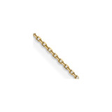 14K Yellow Gold .85mm Diamond-cut Rolo Chain 7256-24