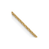 14K Yellow Gold 24 inch .9mm Cable with Spring Ring Clasp Chain