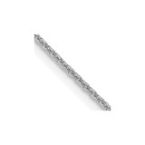 14K White Gold 20 inch .9mm Cable with Lobster Clasp Chain