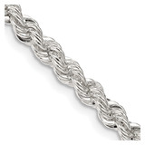 Sterling Silver 4.3mm Solid Rope Chain QDR080-30