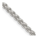 Sterling Silver 3mm Round Spiga Chain QSP080-16