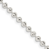 Sterling Silver 3mm Fancy Beaded Chain QFC166-18