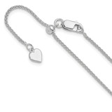 Sterling Silver Adjustable 1.3mm Spiga Chain FC15-30
