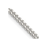 18 inch Sterling Silver 3mm Curb Chain Necklace