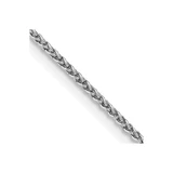 30 inch Sterling Silver Rhodium-plated 1.5mm Round Spiga Chain Necklace