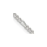 30 inch Sterling Silver 2.25mm Figaro Chain Necklace