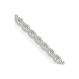 28 inch Sterling Silver 1.8mm Solid Rope Chain Necklace