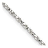 26 inch Sterling Silver 1.75mm Twisted Box Chain Necklace