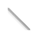 22 inch Sterling Silver Rhodium-plated 1mm Round Snake Chain Necklace