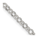 16 inch Sterling Silver 4mm Rolo Chain Necklace