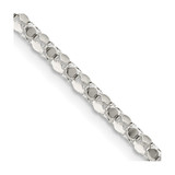 20 inch Sterling Silver 2.5mm Popcorn Chain Necklace