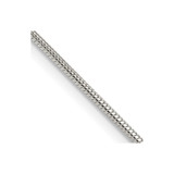 18 inch Sterling Silver 1.25mm Snake Chain Necklace w/2in ext.