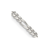 14 inch Sterling Silver 2.85mm Figaro Chain Necklace