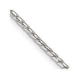 16 inch Sterling Silver 1.75mm Round Franco Chain Necklace