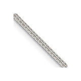 26 inch Sterling Silver 1.45mm Diamond-cut Round Franco Chain Necklace