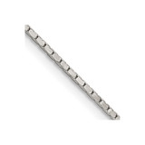 24 inch Sterling Silver 1.25mm Mirror Box Chain Necklace