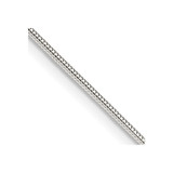 22 inch Sterling Silver 1.2mm Round Snake Chain Necklace