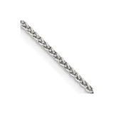 24 inch Sterling Silver 1.5mm Round Spiga Chain Necklace