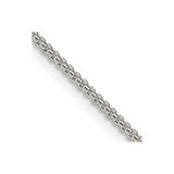 20 inch Sterling Silver 1.5mm Round Box Chain Necklace
