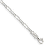 Sterling Silver Polished 2.5mm Elongated Cable Chain QPCL060-18