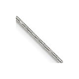 20 inch Sterling Silver 1.25mm Diamond-cut Snake Chain Necklace