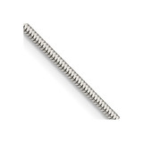 18 inch Sterling Silver 1.5mm Diamond-cut Flat Snake Chain Necklace